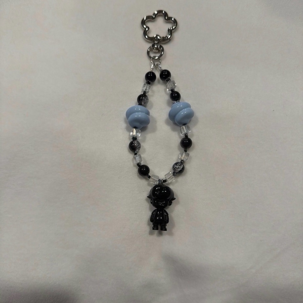 Dimoo pop bean keychain